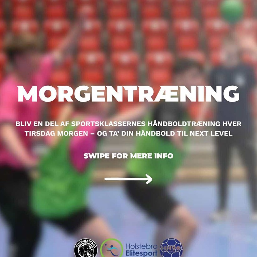 Morgentræning - 8. eller 9. klasse efter sommerferien